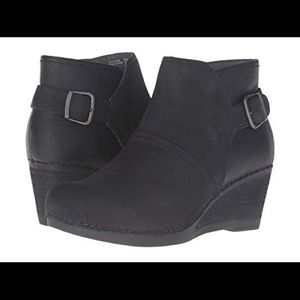 Dansko nubuck wedges